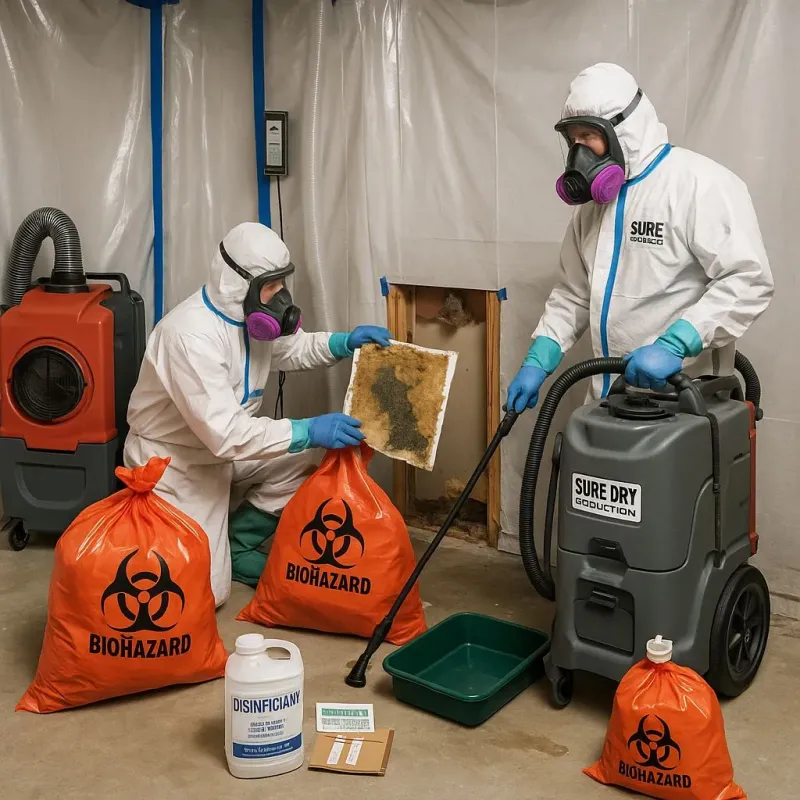 Contaminated Water Handling Protocols process in Farm Loop, AK